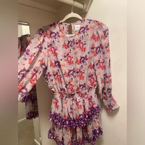 Misa purple floral dress size XS